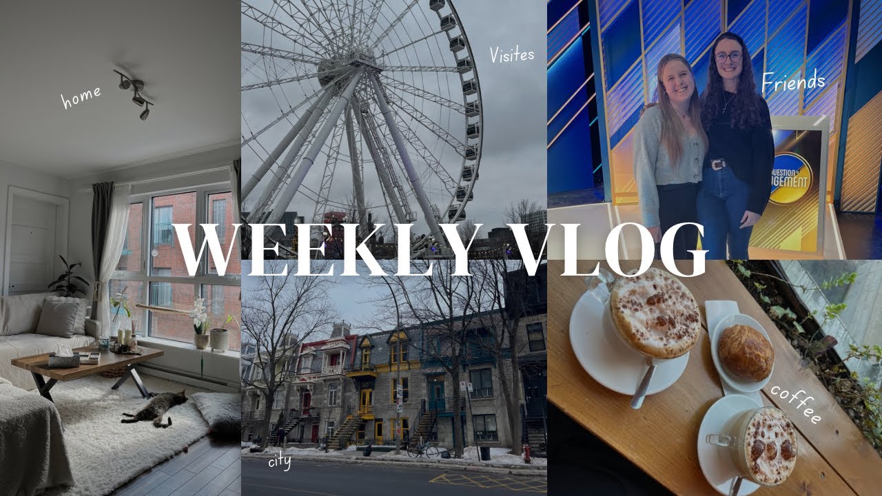 Passer l’hiver à Montréal - PVT CANADA (vlog) 🇨🇦