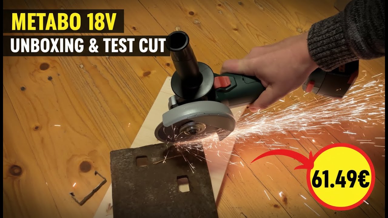 Metabo W 18 7-125 Unboxing & Test Cut: Is This Cordless Angle Grinder STILL Worth the Money?