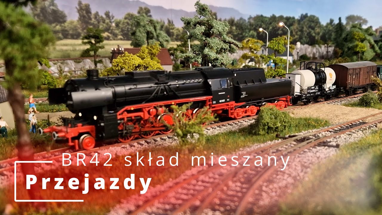 BR42 skład mieszany #Makieta #Piko #PKP #DCC