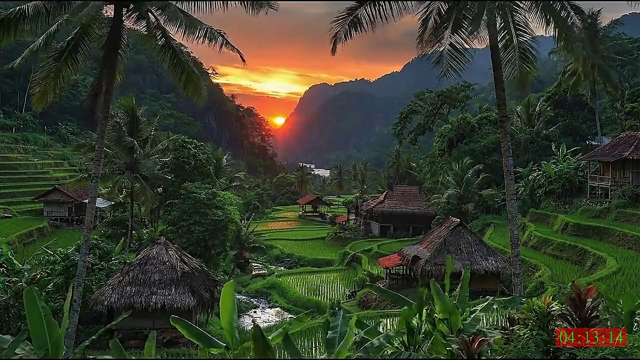 No Ads 4K HDR Tranquil River Nature Ambience for Deep Rest