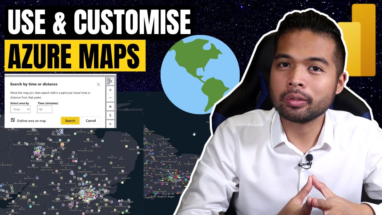 Как легко использовать Azure Maps в Power BI // Руководство для начинающих по Power BI в 2021 году