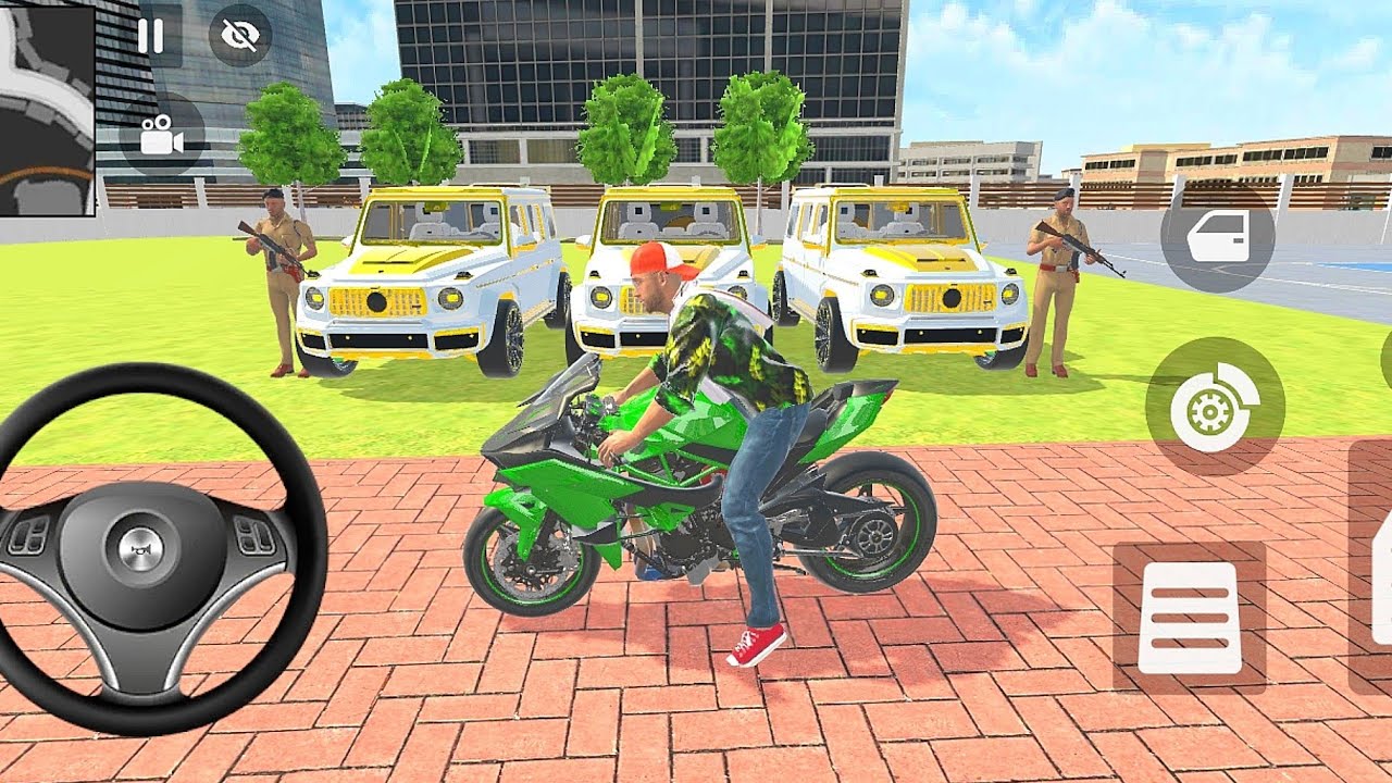 🎮Franklin order by 3⃣ G Wagon in Indian 🇮🇳 bike Theft Auto Simulator