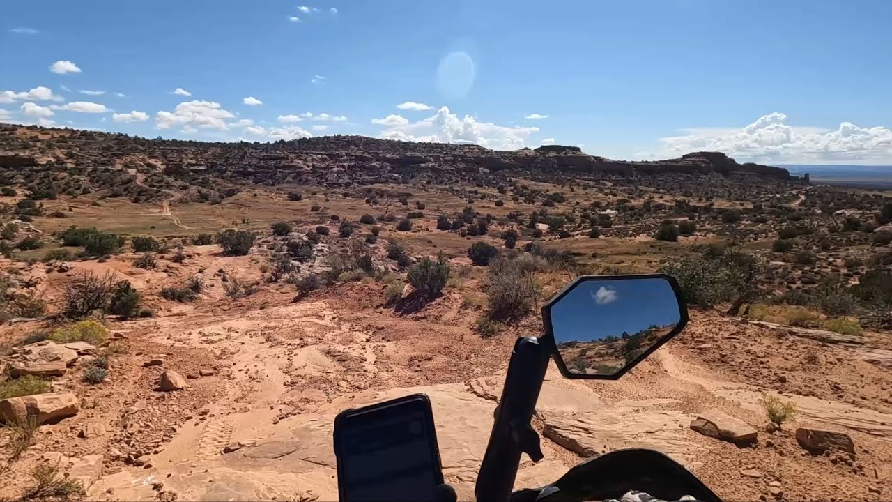 Boondocking in Moab Utah TW200 riding on Mineral Point