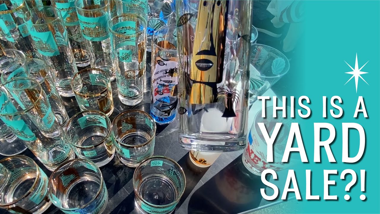 Modernism YARD SALE in Palm Springs 2022 | MCM Barware, Furniture, Artwork and more!