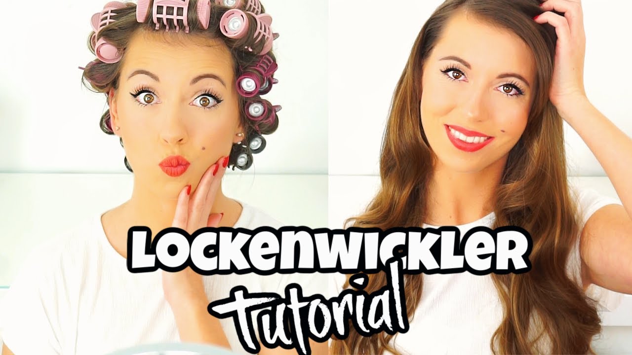 Voluminöse Locken mit Heizwicklern I Lockenwickler Tutorial