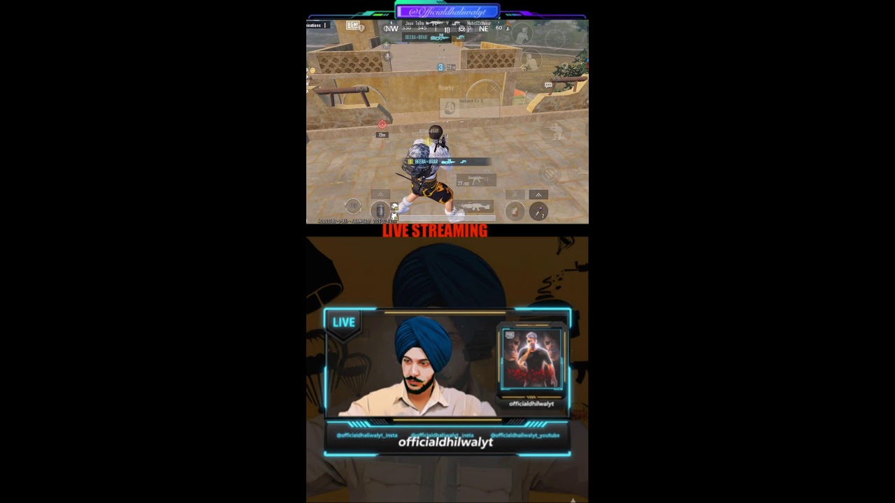 BGMI GAMEPLAY SOLO VS SQUAD | OFFICIALDHALIWAL | #bgmi #bgmilive #shortfeed #shortlive #shortsgaming
