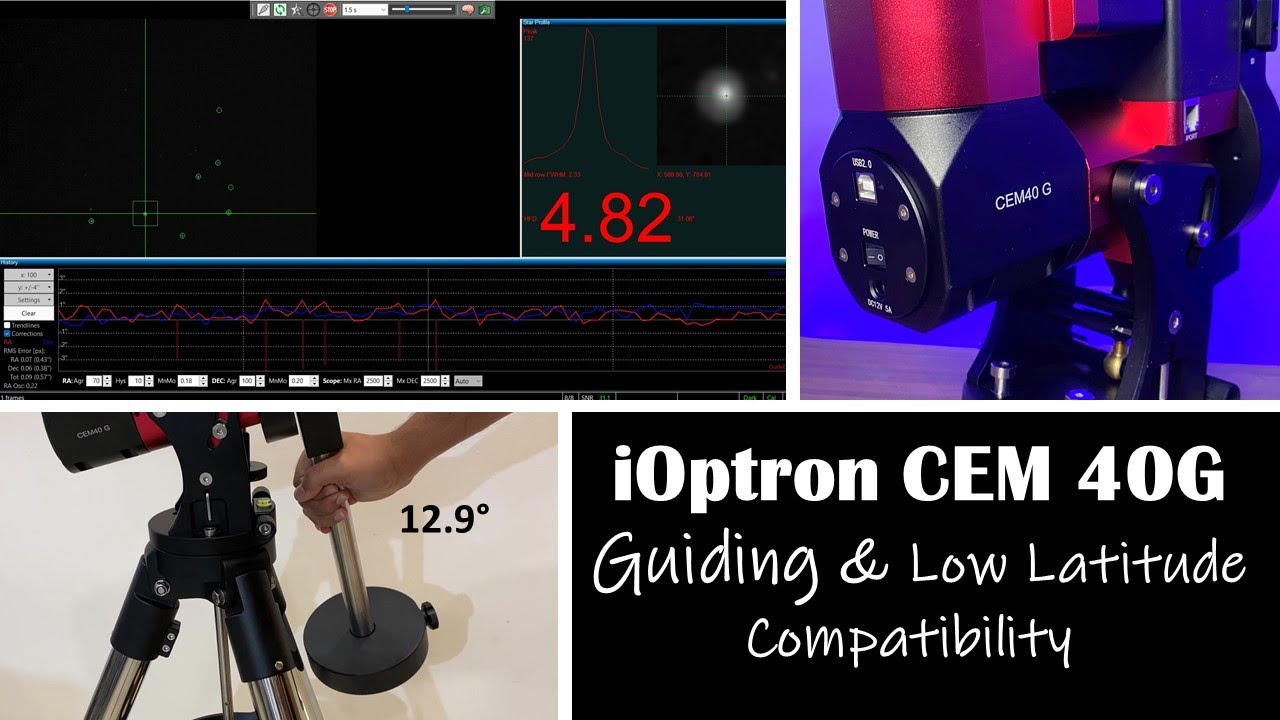 iOptron CEM 40 Low Latitude Update & Guiding Performance