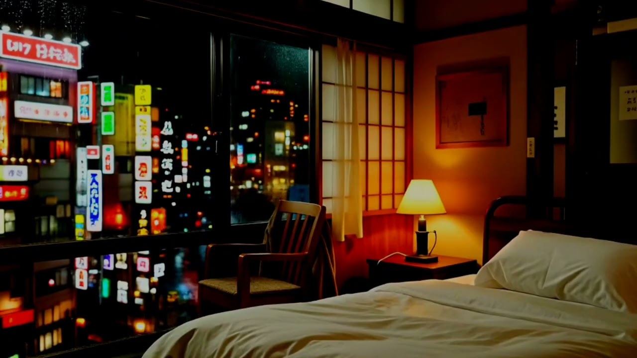 Japanese Lofi Rain ☕ Deep Focus for Night Study