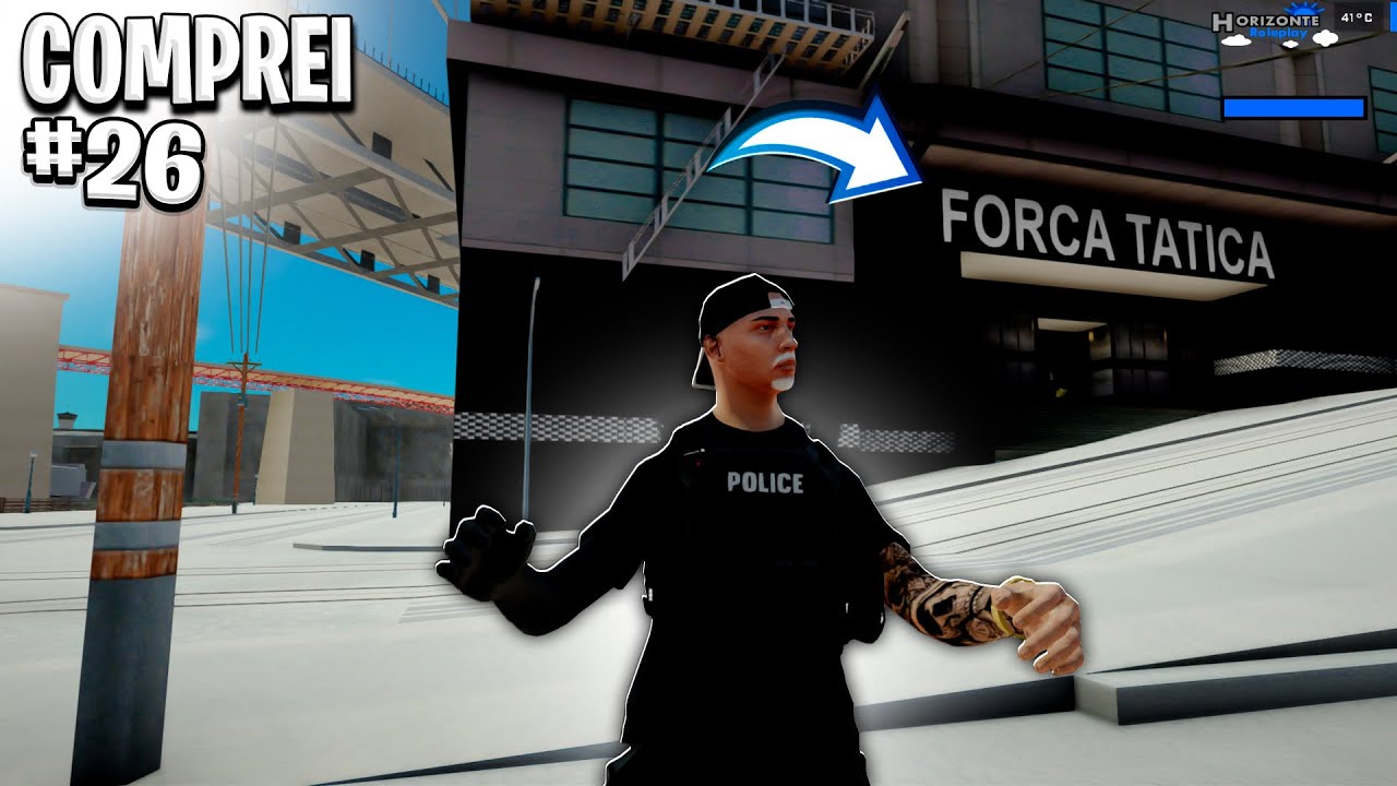 VIREI POLICIAL!! COMPREI A FORÇA TATICA - AGORA EU CHEGO AOS 10 MILHÕES 😏 no GTA HZRP #26