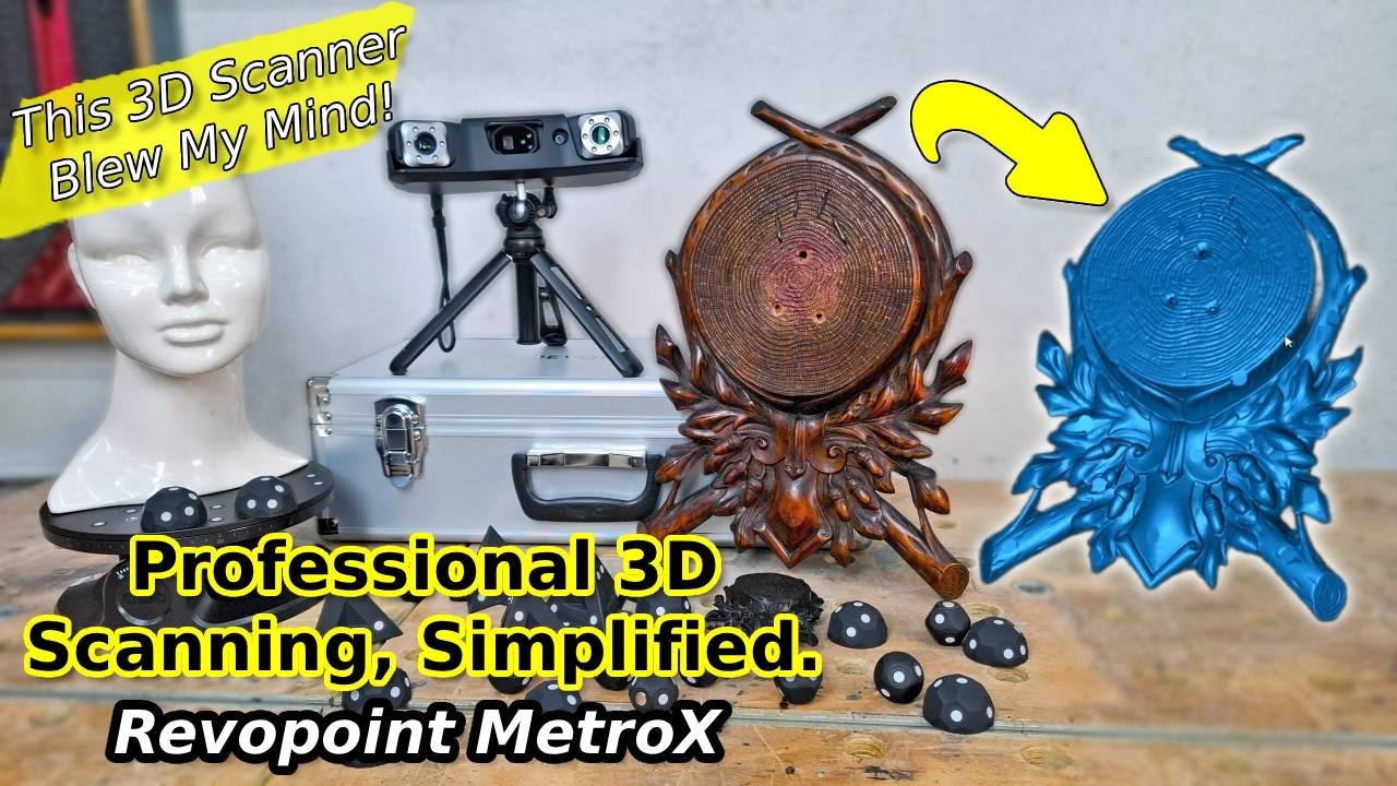 3D-сканирование нового уровня для мейкеров и профессионалов! | Тестирование Revopoint MetroX в ре...