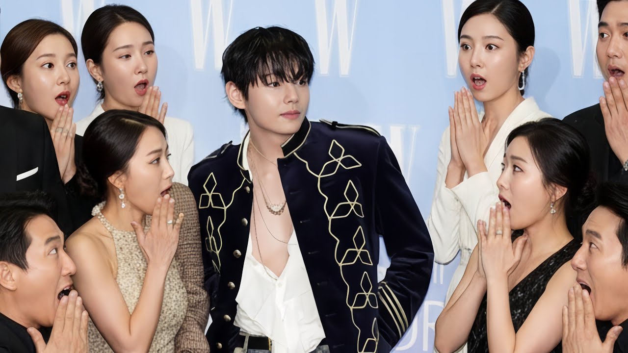 Реакция знаменитостей на образ Тэхёна в Cartier стоимостью 117 000 долларов на W Korea 2025!