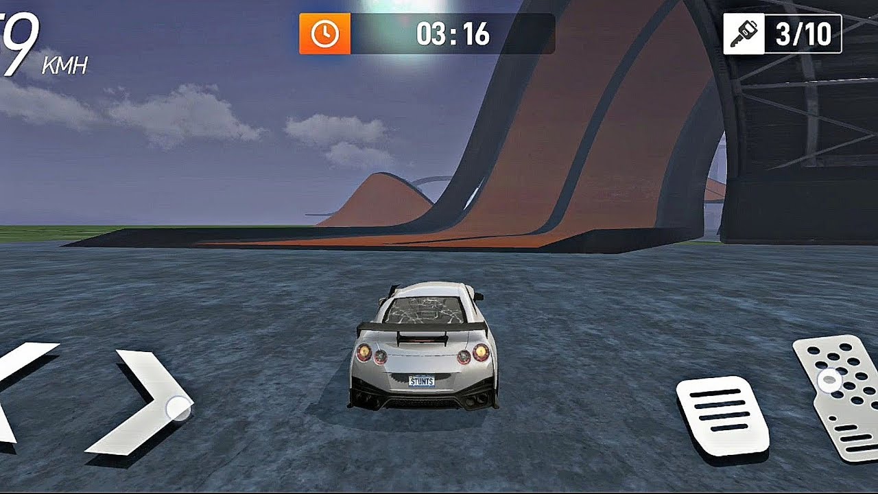 गाड़ी वाला गेम | गाड़ी अच्छा गेम | Car Stunt Races : Mega Ramp #3