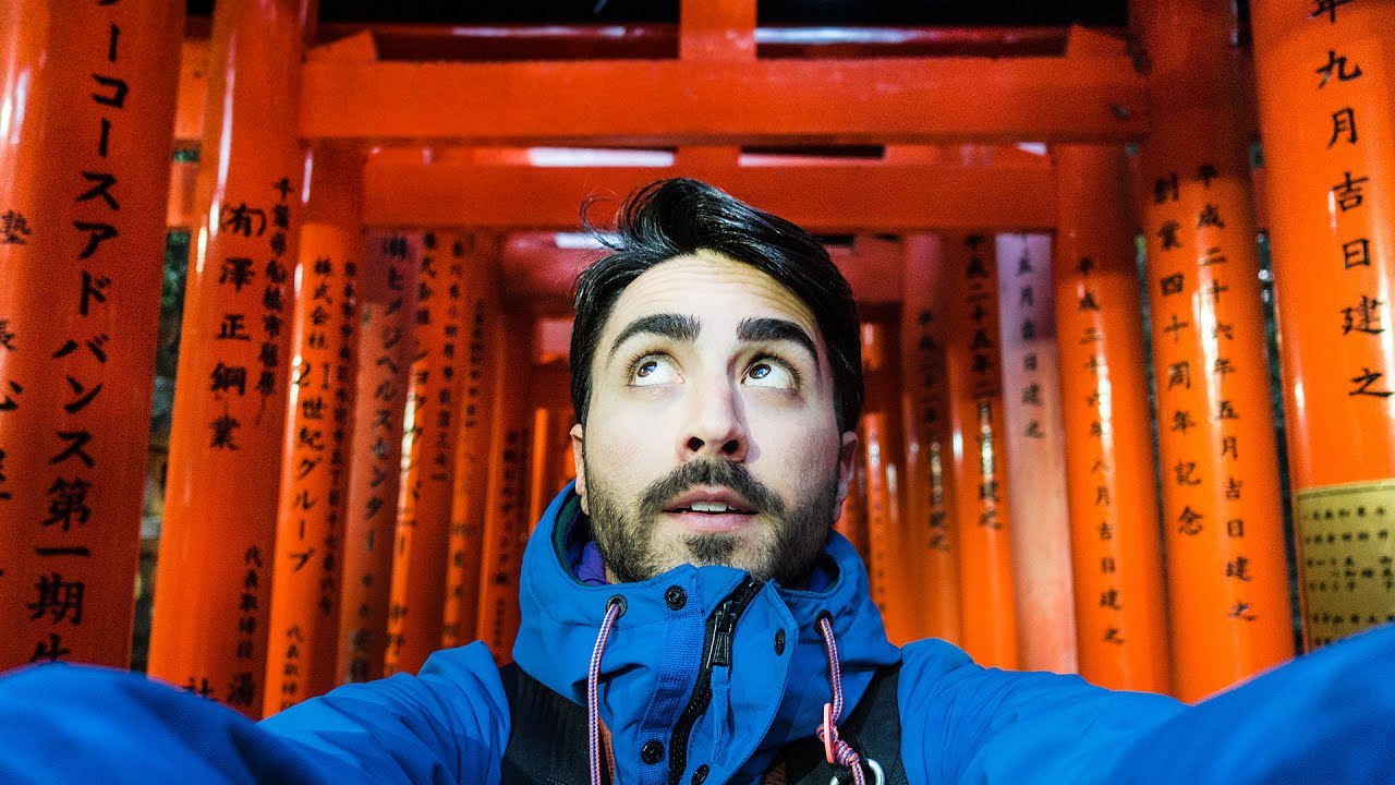 DI NOTTE nella FORESTA del FUSHIMI INARI - Kyoto - Giappone pt.9