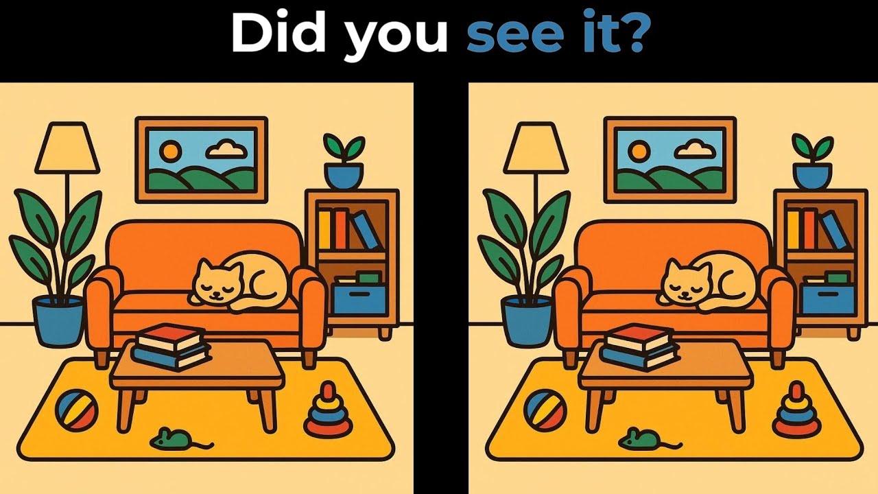 Find 3 differences in 90 seconds: Hidden difference challenge