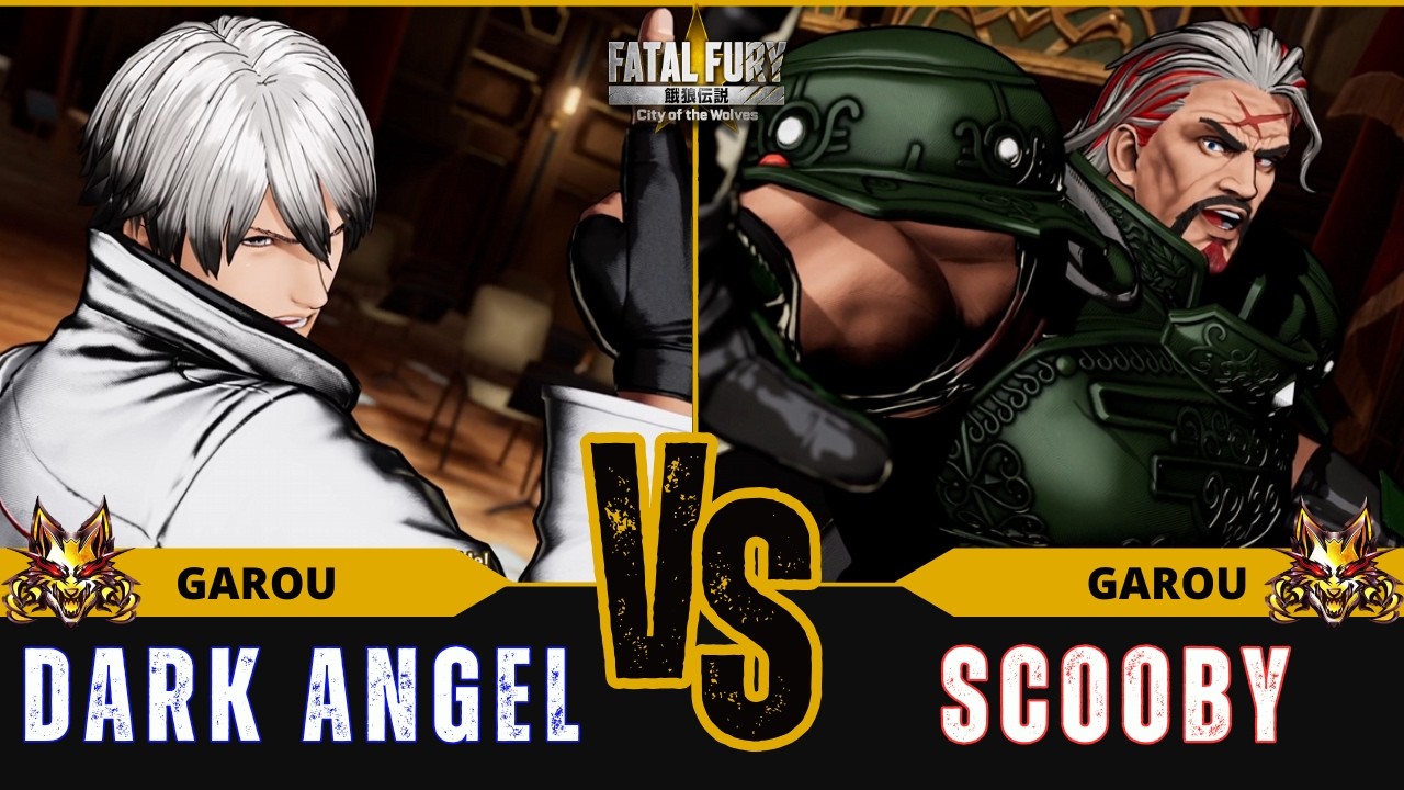 FF:CotW 🐺 DARK ANGEL (Rock) vs SCOOBY (Wolfgang Krauser)⭐Replay Match - FATAL FURY: CotW - 4/26
