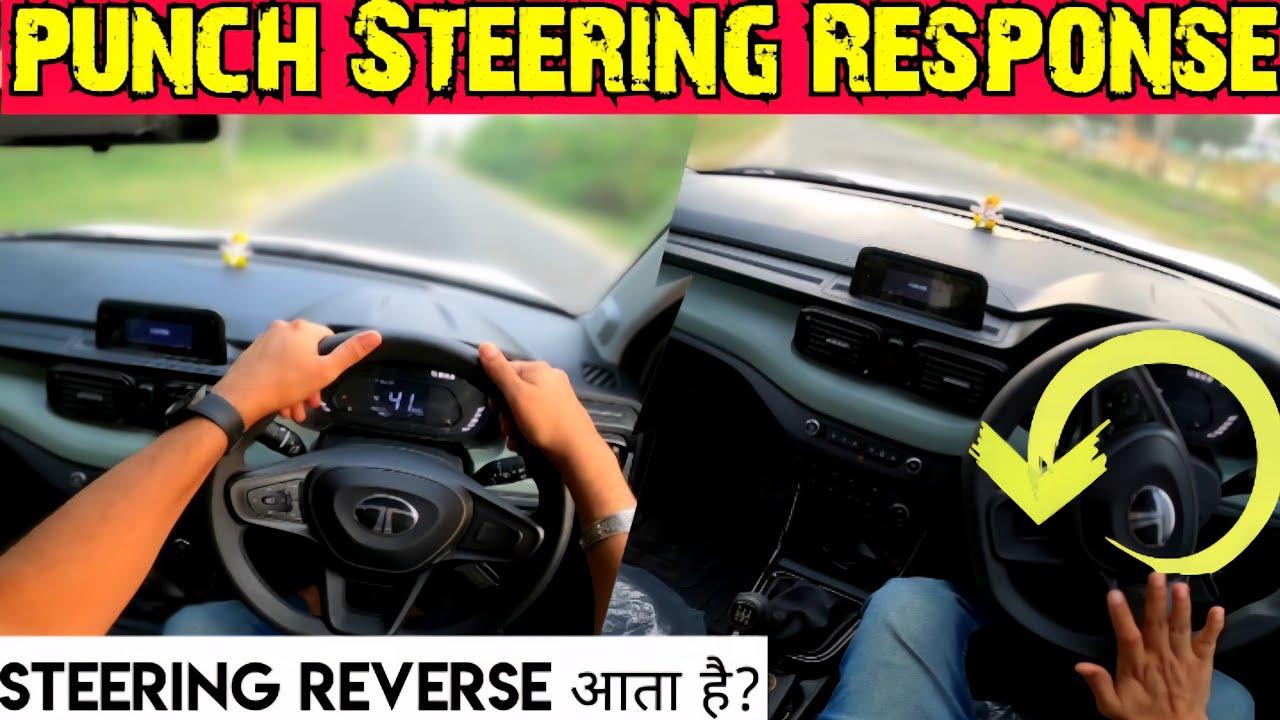 2025 Tata PUNCH Steering Feedback In City Driving 🔥Punch का Steering Driving के लिए Heavy है❓️#punch