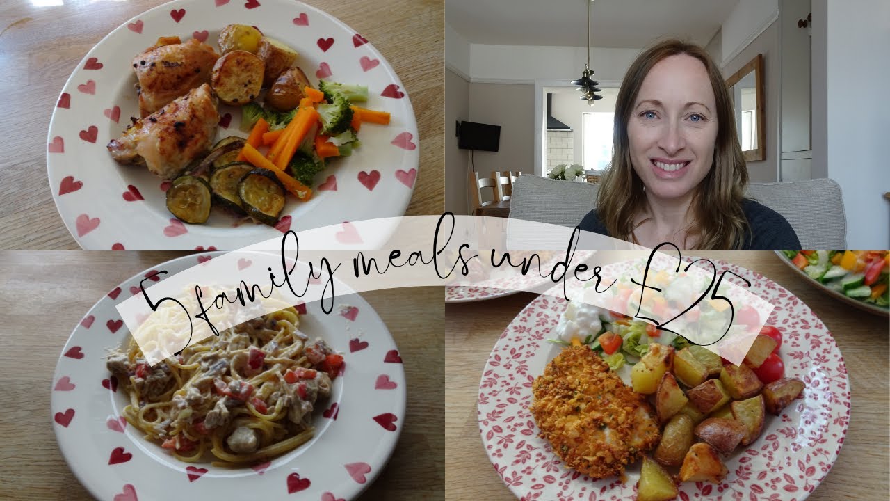5 Easy Family Meals for Under £25 | Cheap Family Meals | Beat Inflation
