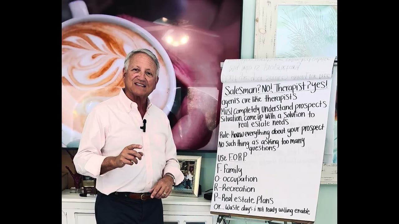 Salesman? No! Therapist? Yes!