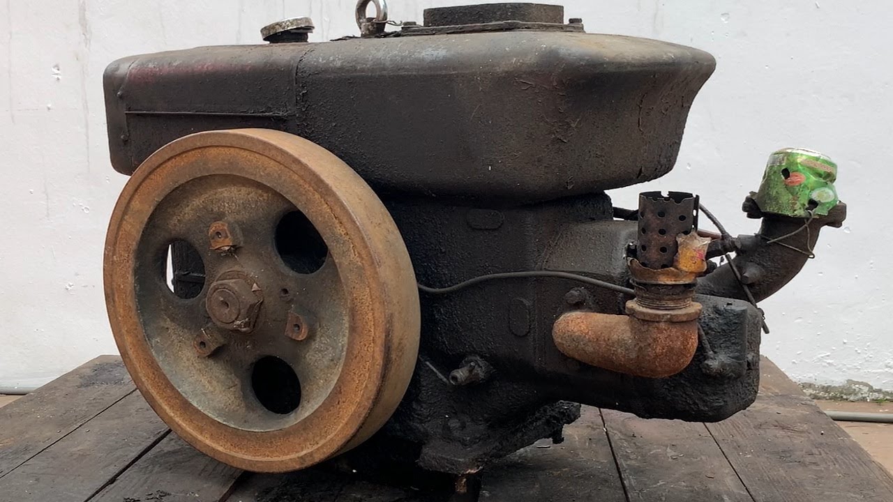 Amazing Restorative Skills Young Men - Restoration Old Damaged Diesel Engine  - Completed Projects!