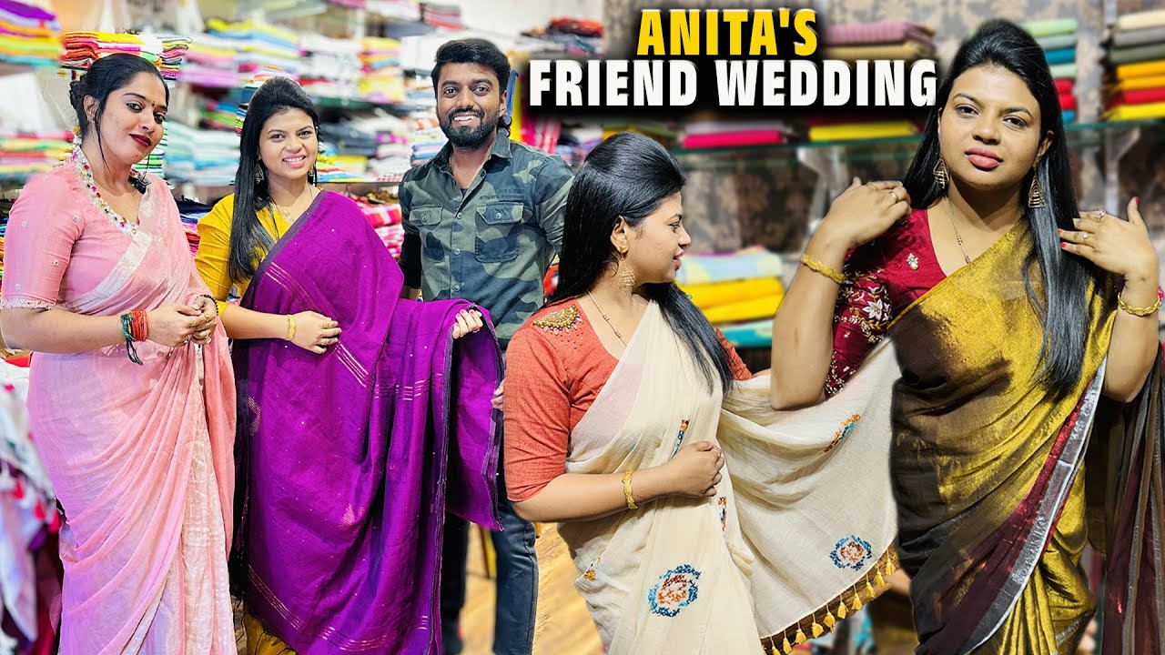 வெறித்தனமான Wedding Saree Shopping for Anita's Friend in Madurai !!