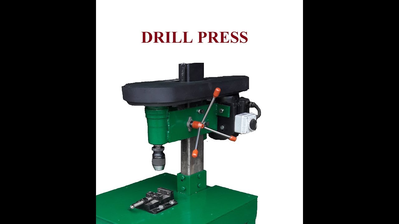 Budowa wiertarki stołowej Homemade steel Drill Press (diy)
