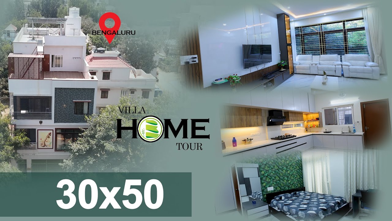 ಶಾರದ ಸದನ | 30x50 North Facing G+3 Plan | VASTU COMPLIANT House Design for Max Space in Bengaluru.