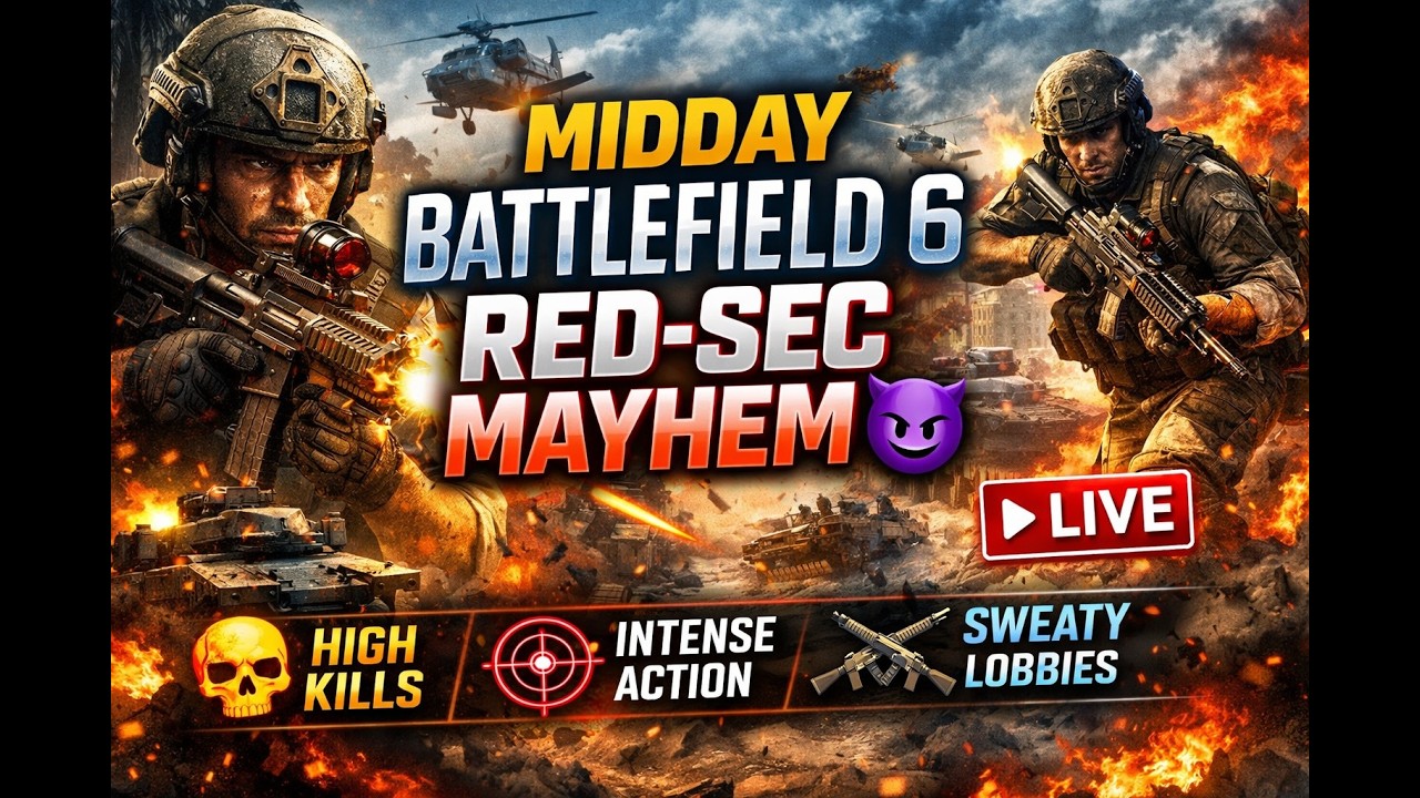 Midday Battlefield 6 Red-Sec Mayhem 😈#redsec #bf6 #battlefield6