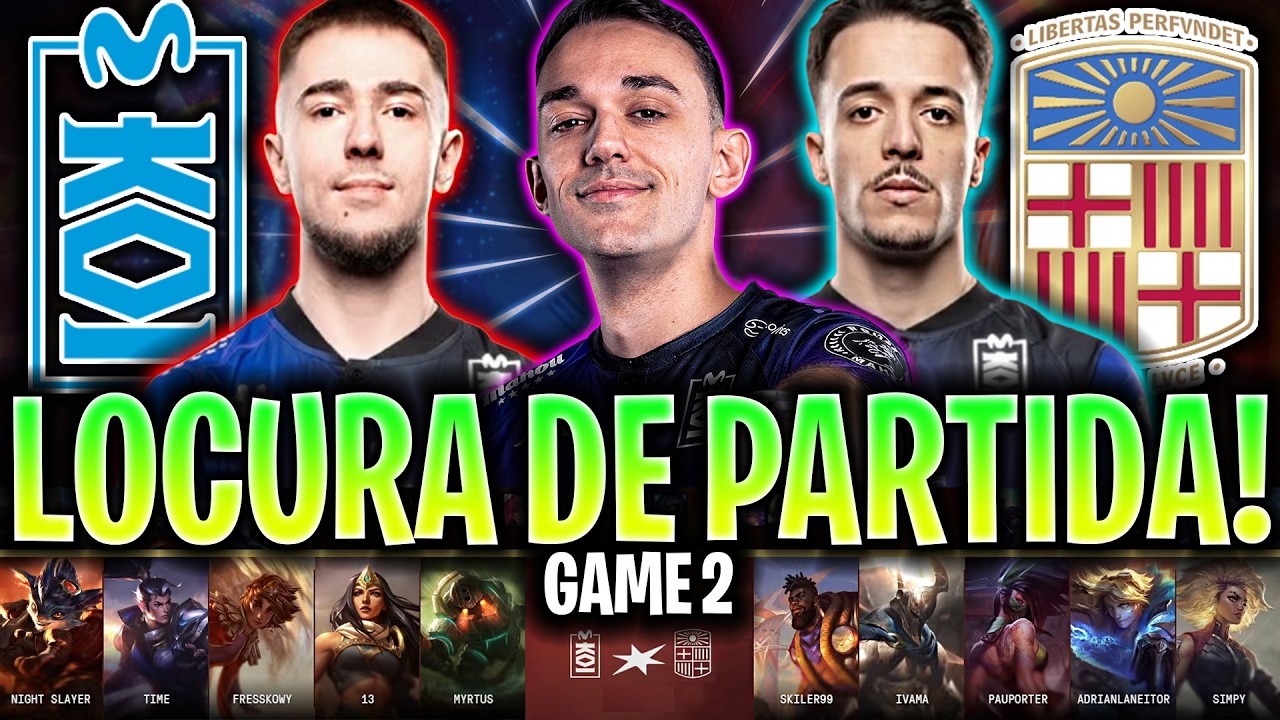 KOI EN LA PARTIDA DECISIVA! 😱LOCURA TOTAL!🔥 - KOI vs UB Game 2 LES KICKOFF 2026 Español