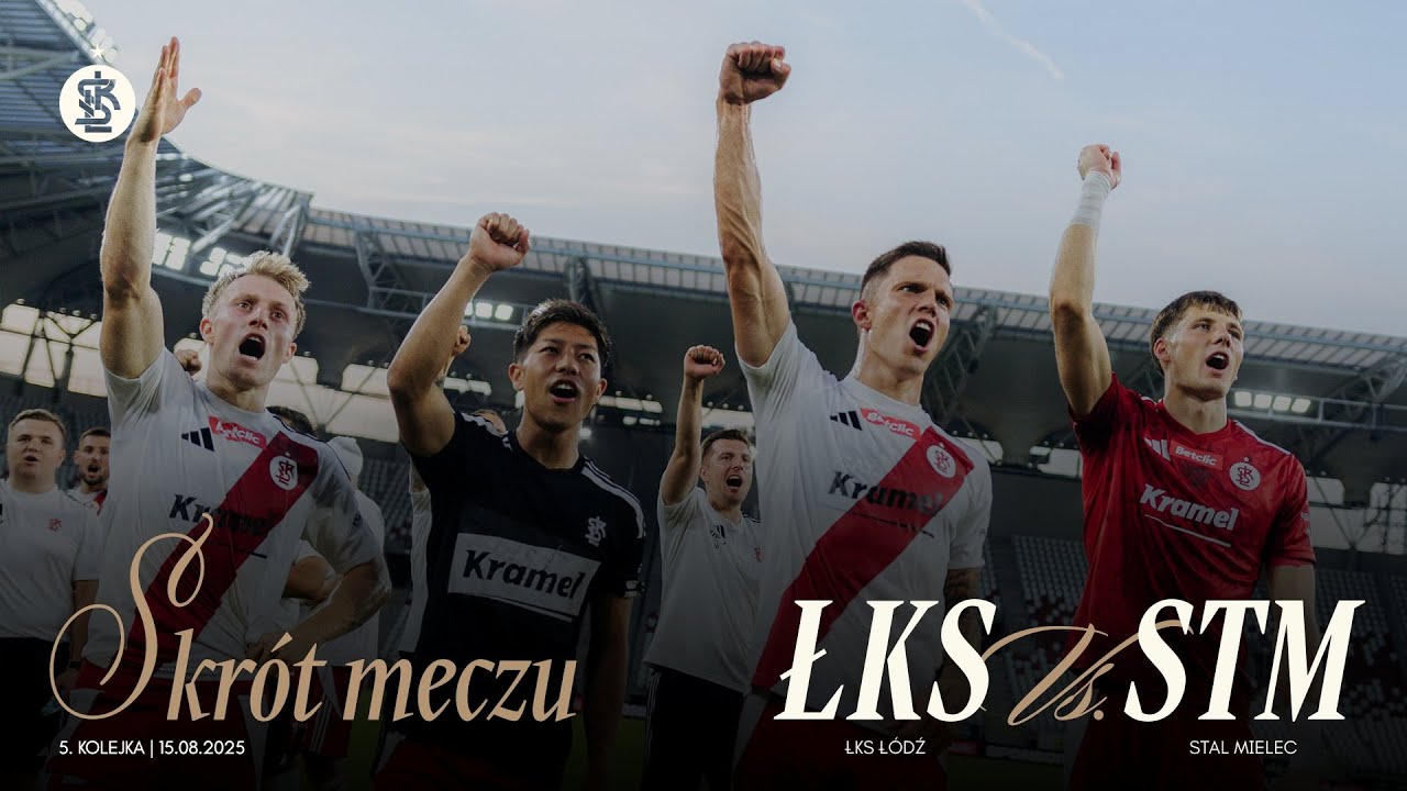 5K | SKRÓT MECZU | ŁKS Łódź - Stal Mielec 2:0