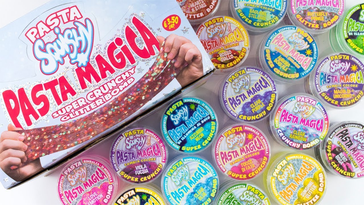 Squishy PASTA MAGICA SUPER CRUNCHY GLITTER BOMB! Come sarà?