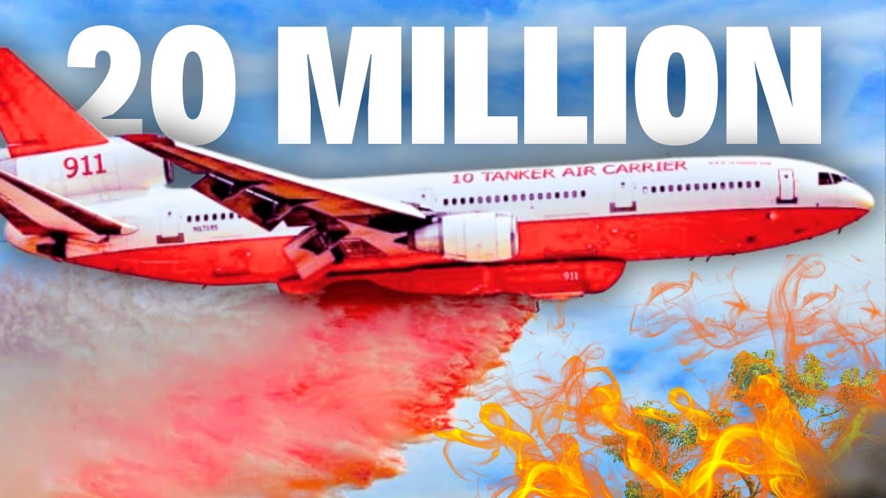 The Incredible DC-10 Air Tanker Water Bomber Airplane