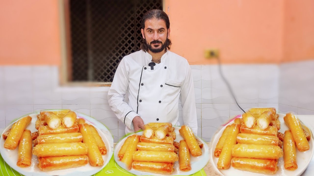 بدون سمنه ولا زبده ولا فرن❗️هتعملي البقلاوه بالقشطه بطريقة جديدة أول مره تشوفيها هاتدمنوها 🤪