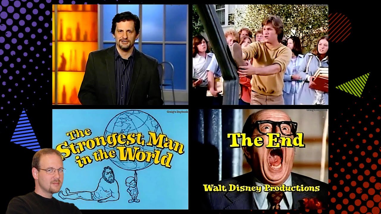 Retro 2008 - TCM Intro - The Strongest Man in the World - Cable TV History - Disney