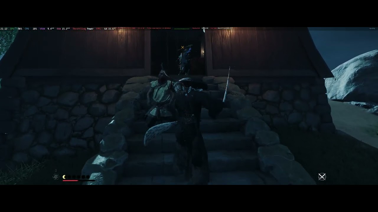 Gameplay Recording: Ghost of Tsushima on RTX3080 Using Proton Under XWayland (3)