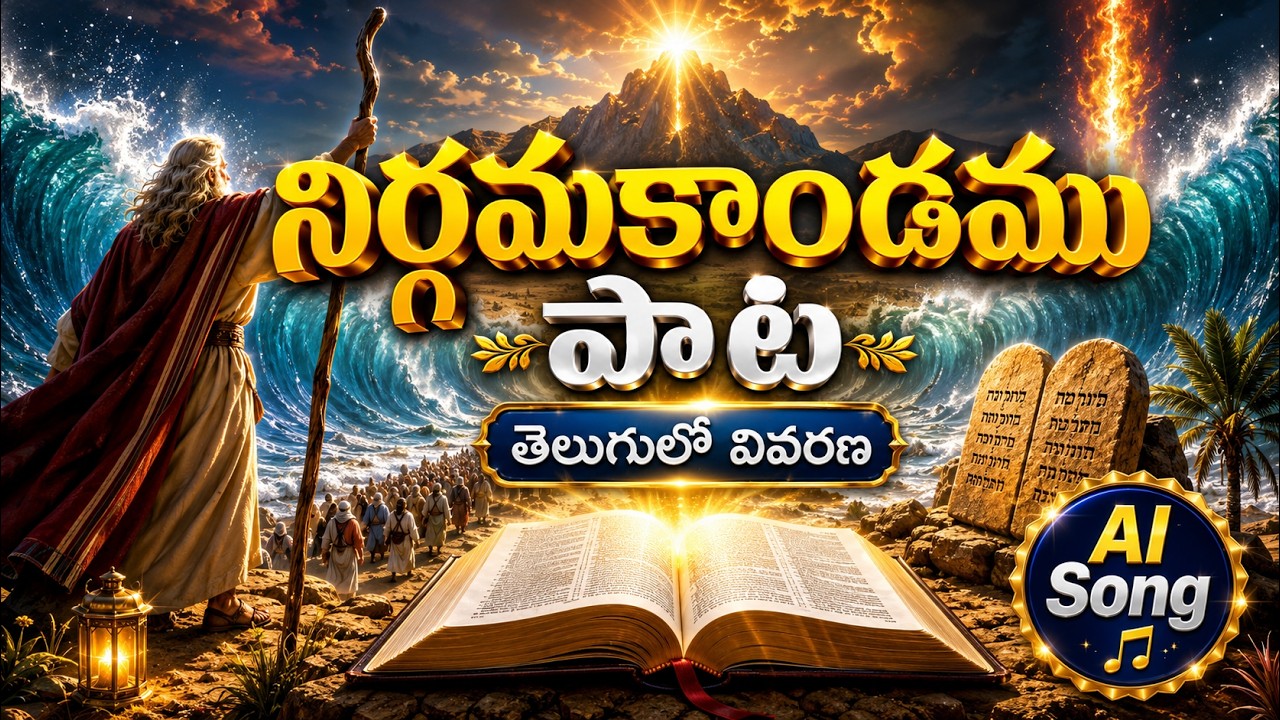 Powerful నిర్గమకాండము Song| Inspirational nirgamakandam Song| Exodus Song in Telugu| Bible 66 songs