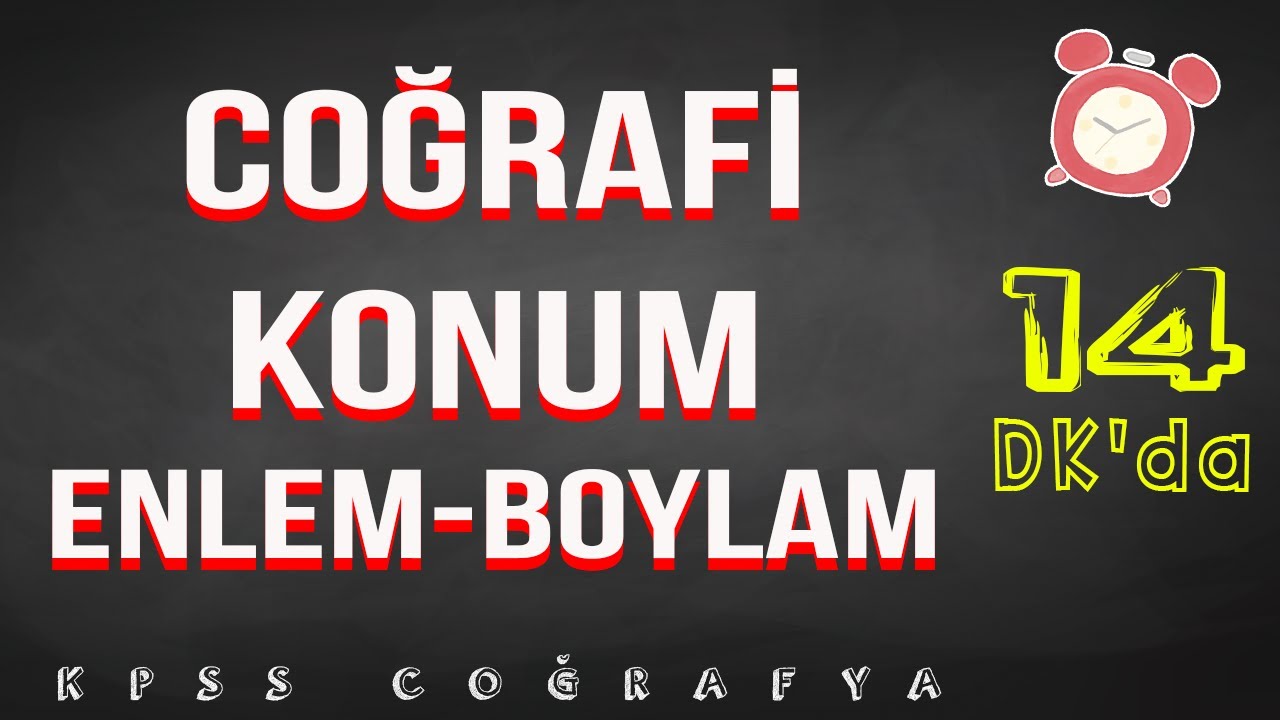 COĞRAFİ KONUM (PARALEL-ENLEM ve MERİDYEN-BOYLAM) ! (KPSS 2020)