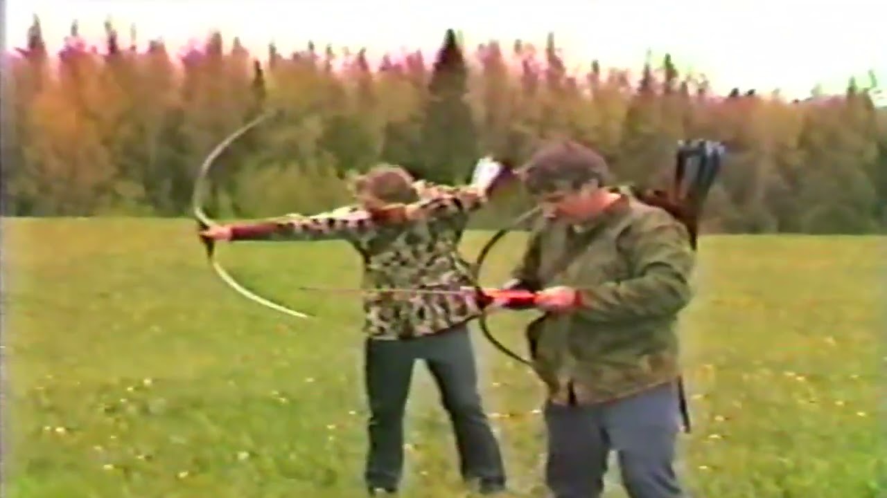 Ron LaClair practicing aerial shooting