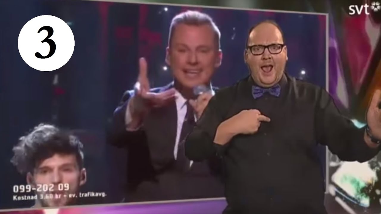 Szwed, Tommy Krångh, tłumacz języka migowego kradnie show na Eurowizji - 2015, 3