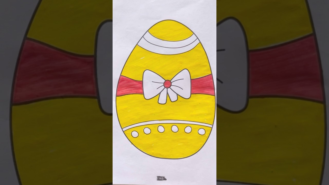 Coloring easter egg #relaxing #coloringadventure #coloringbook #satisfying #drawing #painting