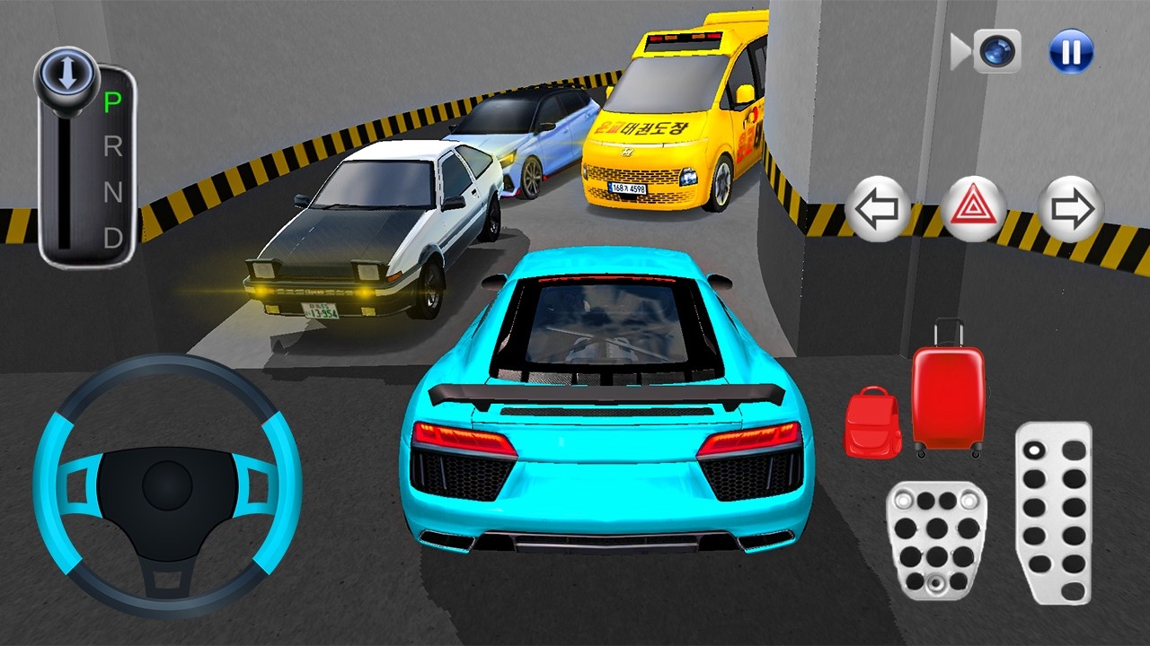 🚘New Diamond Audi car Stuck in Parking Garage🚗 - 3D Driving Class Game - Сar Game