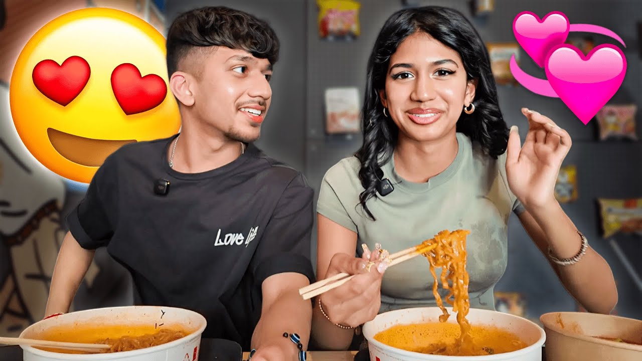 Mukbang With My Crush!