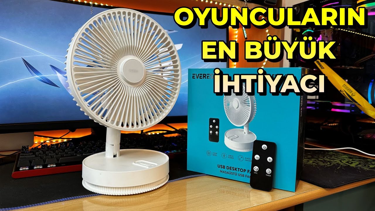 YAZ SICAĞINA SON | MASAÜSTÜ EFSANE SOĞUTUCU | EVEREST EFN-600