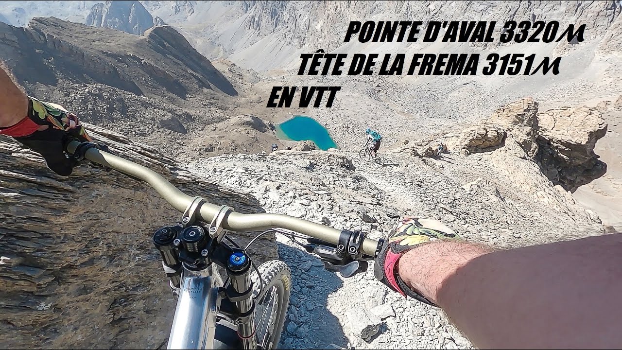 POINTE D'AVAL ET TETE DE LA FREMA EN VTT, MONTAGNE