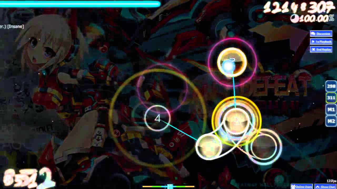 (Osu!) Hanatan - Can't Defeat Airman (SOUND HOLIC Ver.) [Insane] SS