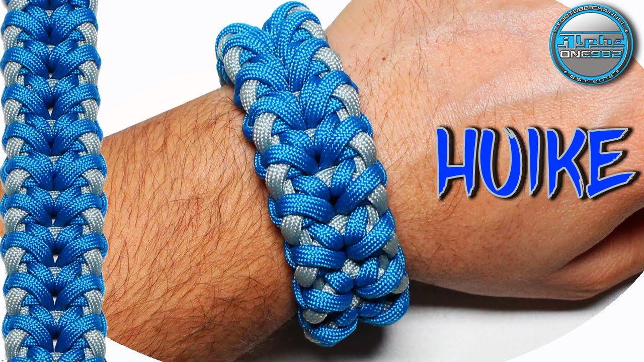 How to Make Paracord Bracelet HUIKE  Awesome Paracord Bracelet Tutorial DIY World of Paracord