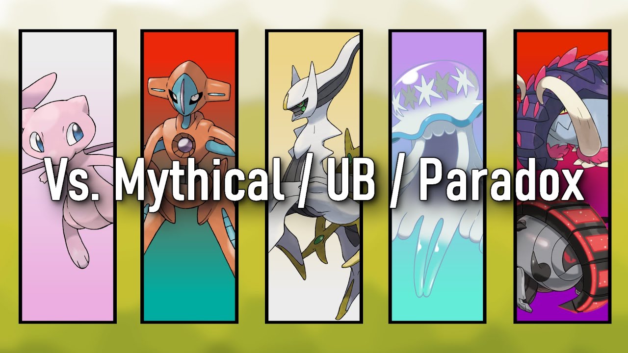 Pokémon Music - All Non-Legendary Special Pokémon Battle Themes from the Core Series