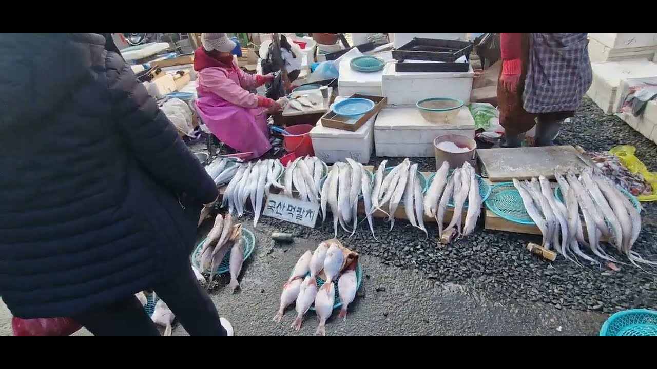 자갈치시장 주변풍경 #걸어서부산여행 #유동인구 새해