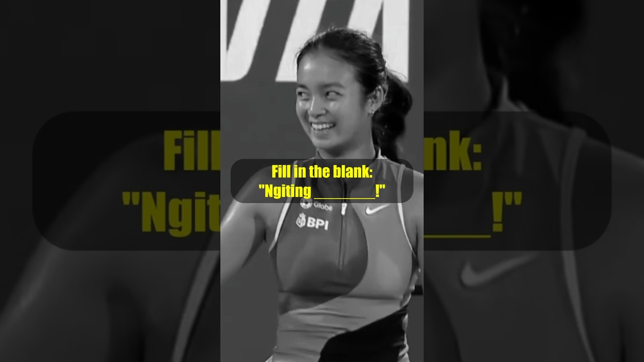 Piliin ang tamang sagot. #alexeala #tennis#dubaitennis #cocogauff