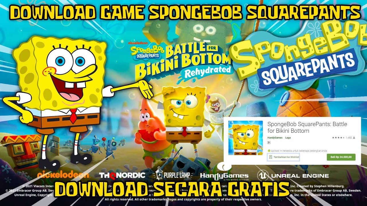 Downlaod SpongeBob SquarePants Battle for Bikini Bottom Gratis Terbaru 2021