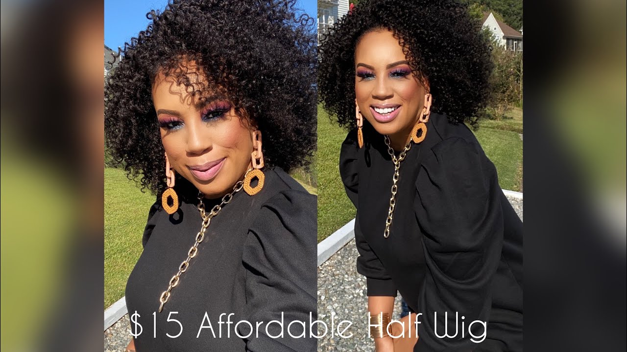 $15 Sensationnel Half Wig Rule Breaker l Affordable Synthetic Head Band Wig Dupe l Protective Style